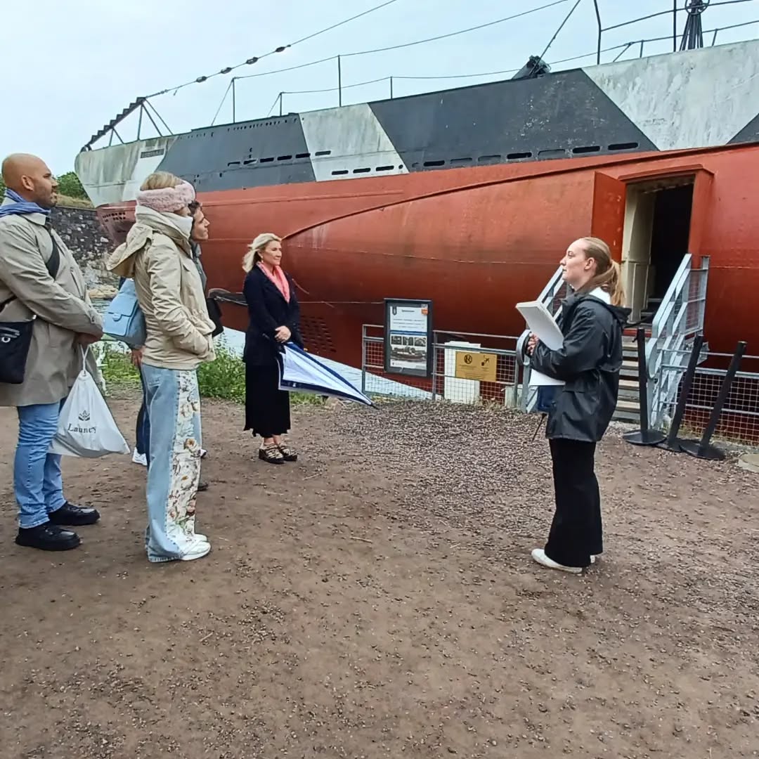 Our visitors had private tour in the #vesikkosubmarine another. The guides were highly praised for…