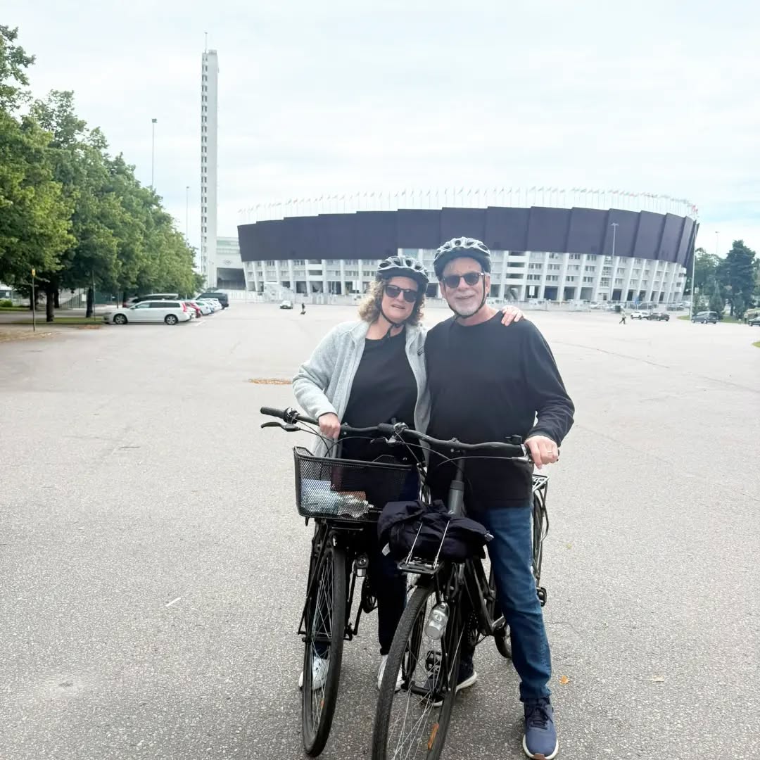 Olympic Stadium of Helsinki @olympiastadionhelsinki is commonly visited on our #sustainablecitytour by bicycle or by…